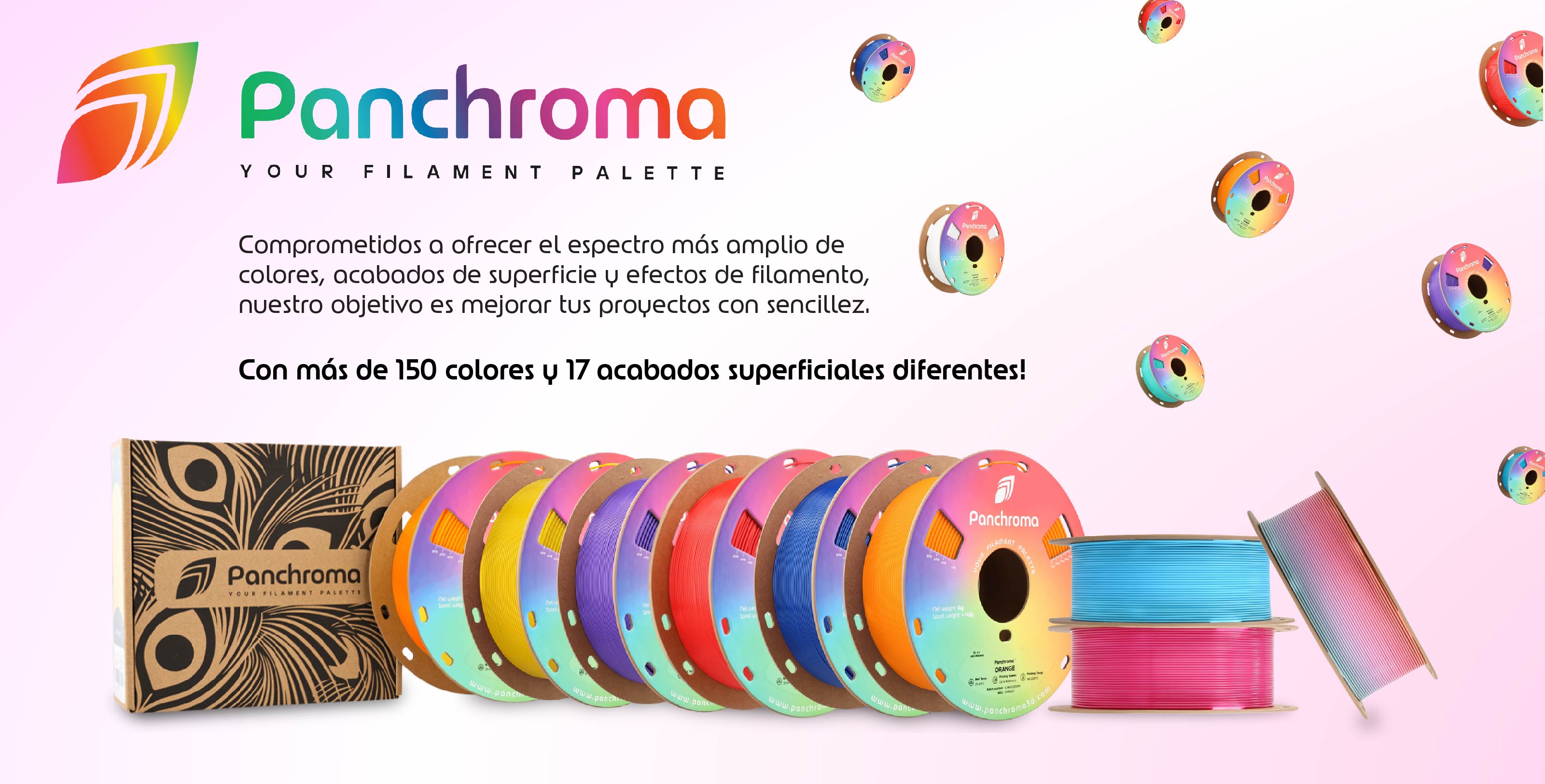 Panchroma es el rebranding del PLA de Polymaker y Polyterra